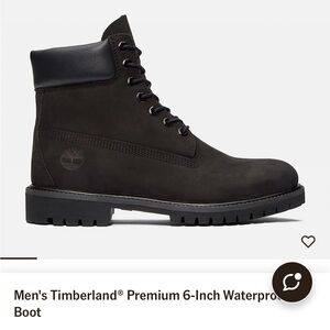 Timberland Men's Black Premium 6-Inch Boot